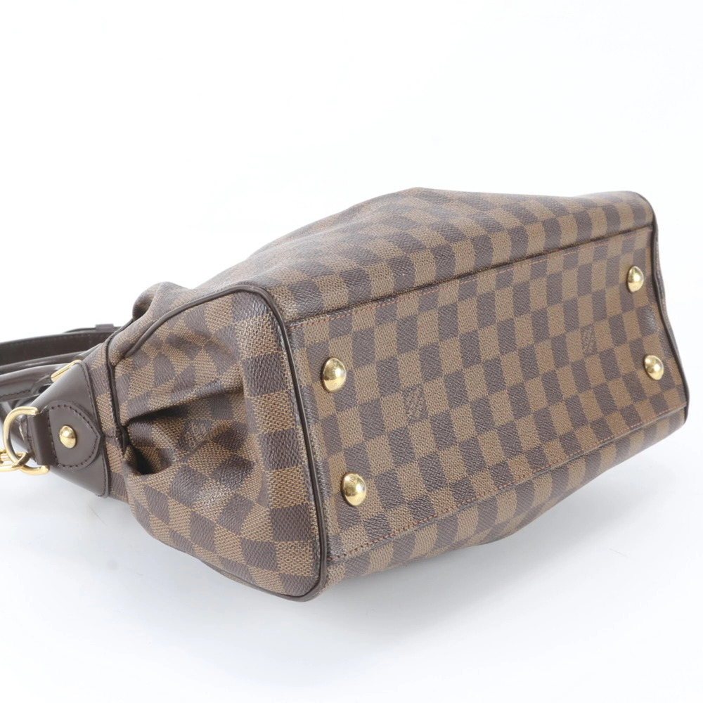 LOUIS VUITTON Brown Damier Leather Shoulder Bag - Picture 6 of 11